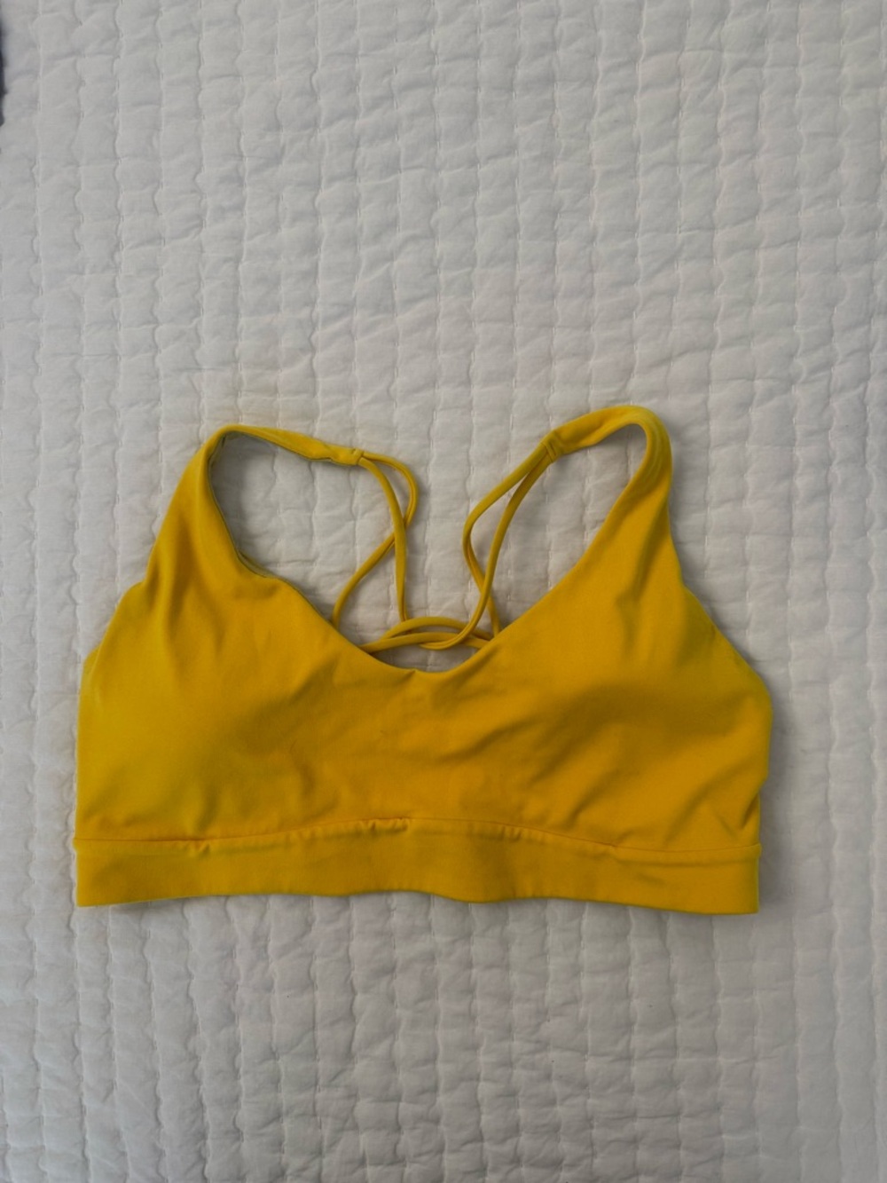 Athleta Yellow Sports Bra